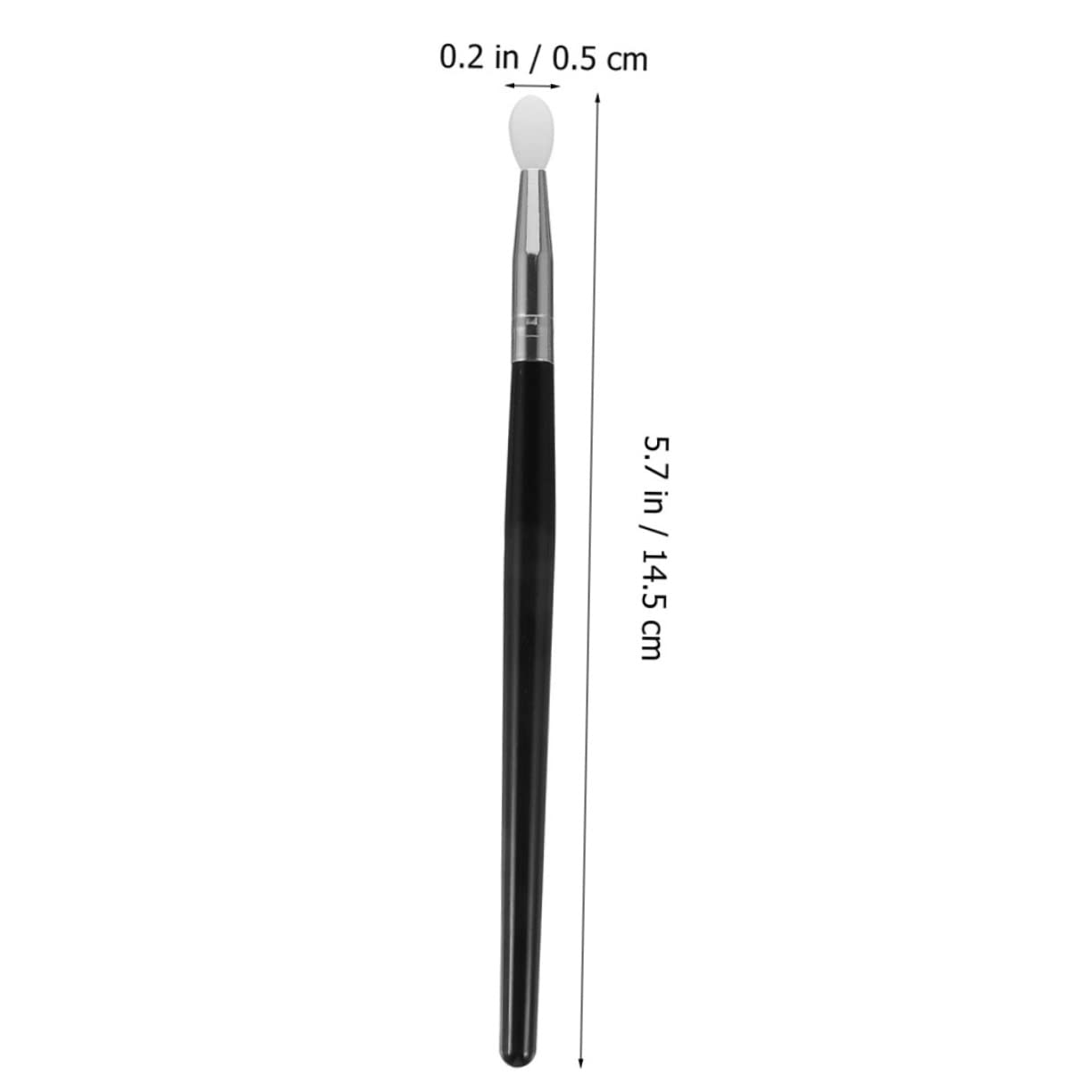 HAPINARY 5pcs Cute Makeup Brushes Set Silicone Lip Mask Brush Eye Makeup Blending for for Travel Professional Use