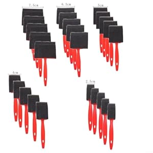 Advokingtap 25-teiliges Schaumstoff-Pinsel-Set