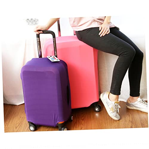 Elastic Suitcase Cover for Luggage Protective Travel Bag Pink High Elasticity Dirt and Scratch Resistant Easy for Travel Accessories3