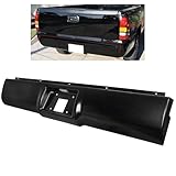 ECOTRIC Roll Pan W/LED License Light Compatible with 1988-1998 Chevy Chevrolet Silverado GMC Sierra C1500 C2500 C3500 K1500 K2500 K3500 Steel Heavy Duty Rear Bumper Roll Pan
