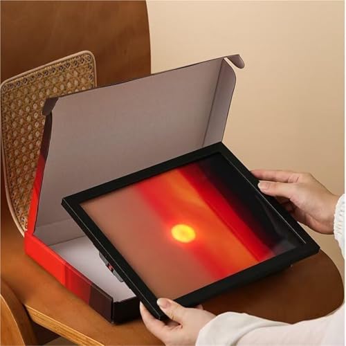 Luz nocturna de puesta de sol hecha a mano regulable en altura para decoracion de pared 7