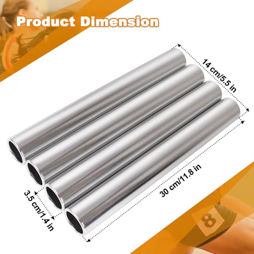 Baguettes de relais athlétisme terrain aluminium léger durable - 2