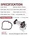 1ST Engine Timing Chain Tensioner kit 2441026800 fits for Kia Rio Base LX SX, for Rio5 SX LX, for Hyundai Accent GLS GS SE 2006-2011, Replaces OE: 2432126701+2441026800