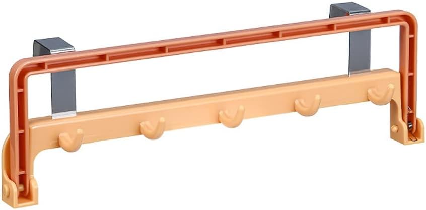 Kitchen Door Back Hook Cabinet Hanger Punch-free Wall Hanging Storage Rack Rag Towel