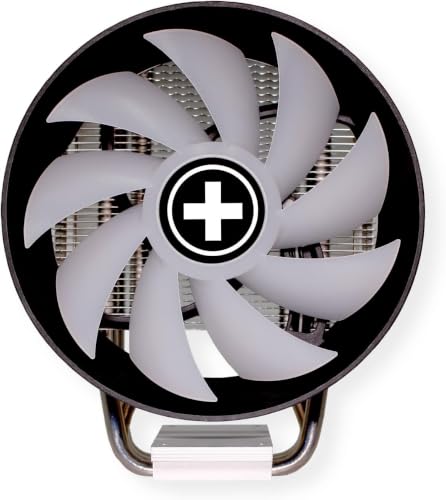 Xilence M403PRO.ARGB AMD et Intel Ventilateur de processeur, 120mm PWM ARGB Ventilateur, 150W TDP, transparent/noir/argent