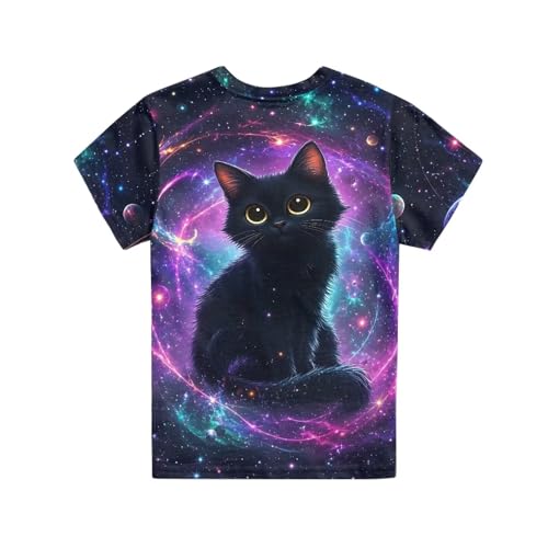 Image of Renewold Kids Novelty T-Shirt for Girls Boys Short Sleeve Crewneck Summer Tee Soft Breathable Graphic Shirt for Age 2-16