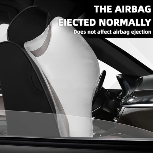 Image of Car Seat Cover Fit for Nissan 370Z 2009-2021,Compatible Airbag Non-Slip Waterproof Seat Cover,Car Seat Protector Premium Interior (Luxury 2 Seats,Black Coffee)