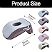 WeiLaiKeQi Napping Pillow Support Cushion, Lightweight Soft Headrest, Face Down Desk Pillow for School Airplane Office, Pink