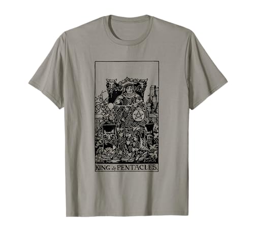 VINTAGE TAROT CARD THE SUIT OF PENTACLES KING T-Shirt