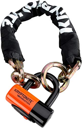 Kryptonite New York 1210 12mm Chain and Evolution 14mm Disc Bicycle Lock
