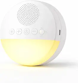 Aparelho De Som Bebê Ruído Branco Útero Dormir Ninar Sono Ajuda a Dormir Melhor e a Relaxar Portátil e Fácil de Usar