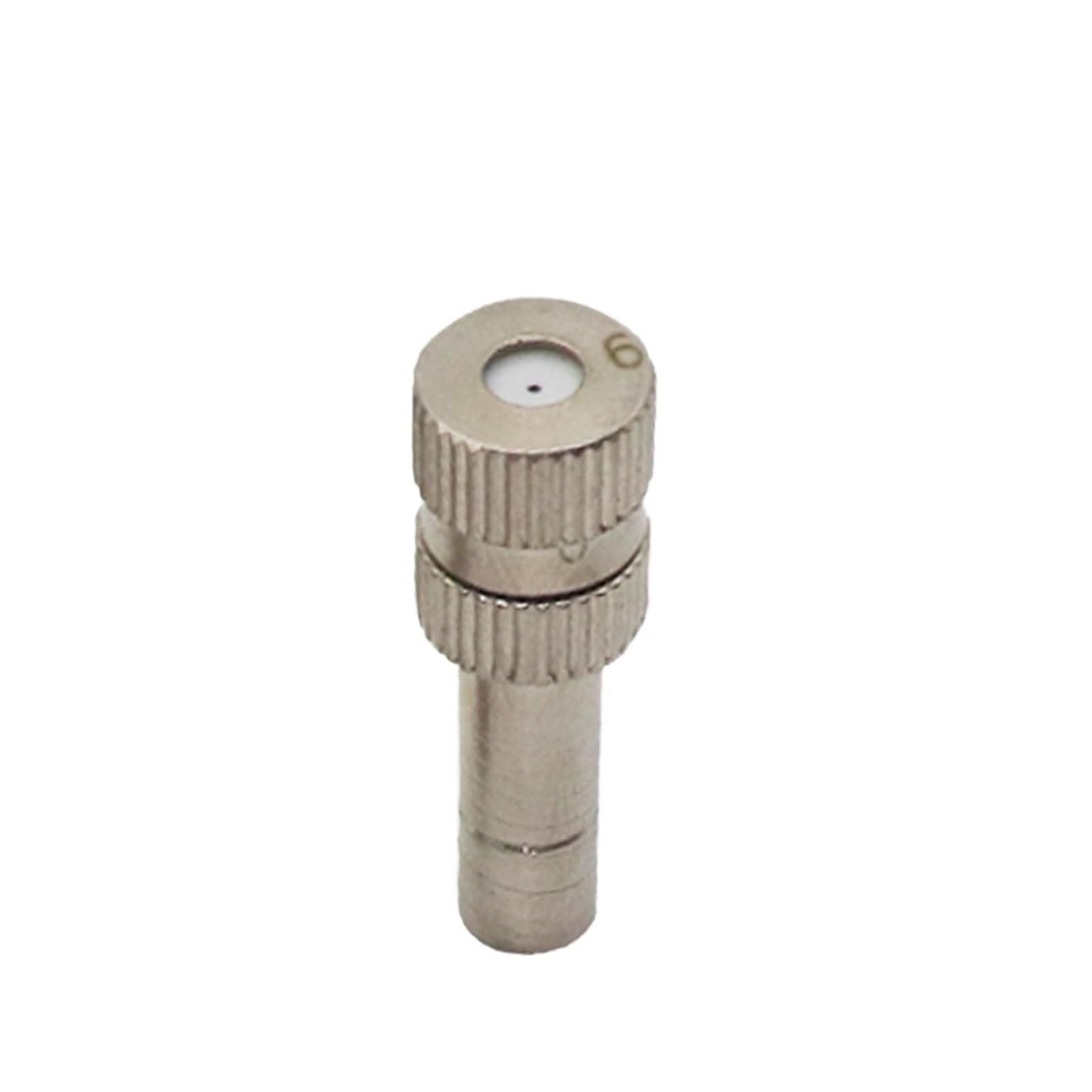 Lcvzxcfkx 0.6Mmx20pcs 6Mm Quick Fitting Brass Nozzles Misting Fogging Slip Lock Sprinkler