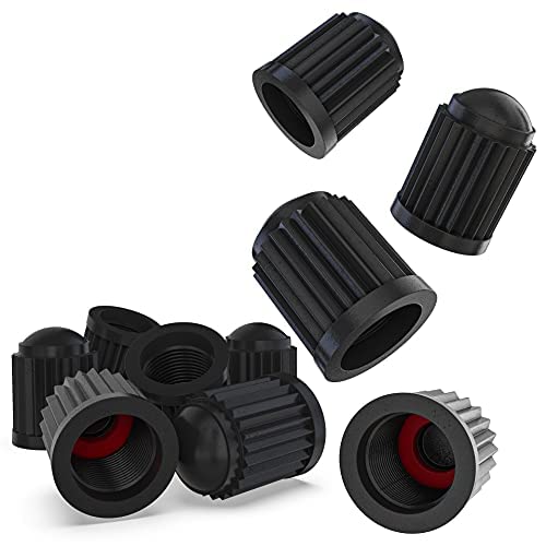 PGHRNE Couvercles De Soupape De Voiture 10 Pièces, Couvercles De Soupape avec Joints pour Stabiliser La Pression des Pneus, Couvercles De Soupape pour Voiture, Vélo? (Quantité 10) Cover