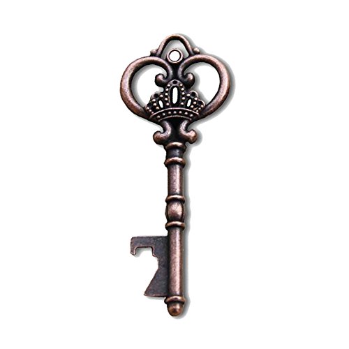 Hapwedding Rustic Skeleton Key Bottle Opener for vintage Wedding and Festival Decorations (40PCS)