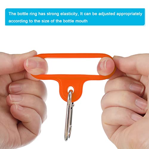 PATIKIL Silicone Water Bottle Clip with Buckle - Image 4