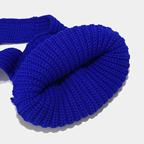 Thicken Knit Hats Cute Bunny Long Ears Funny Hat Winter Skiing Cycling Driving Warm Hats Windproof Hat3