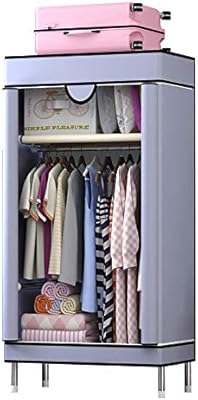 Amazon Sukizuki ワードローブ ハンガーラック 大容量 フルカバー付き 頑丈 クローゼット 組み立て簡単 洋服タンス 収納棚 洋服収納ラック お洒落 防塵 防湿 75 45 170cm 三代目 グレー ワードローブ オンライン通販