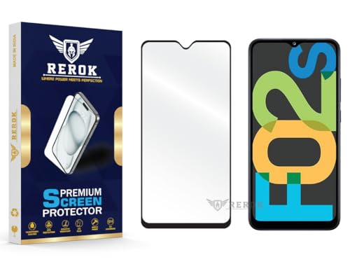 Image of Gorilla Tempered Glass Screen Protector Compatible with Samsung Galaxy F02s [Pack of 1] | Edge-to-Edge, Bubble-Free, Case Friendly, Easy Installation Kit