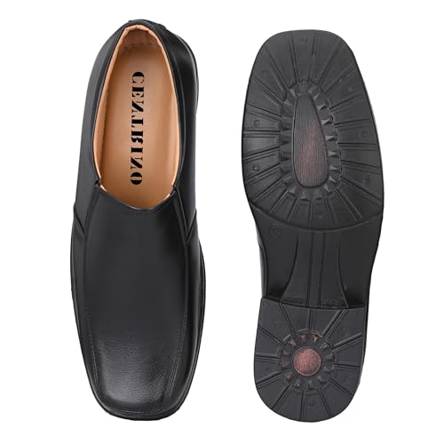 Image of Centrino Slip-On Men's Formal Shoe | Stylish with Soft Cushioned Insole | Trendy Slip-On Design | Durable with Anti-Skid Sole | Perfect for Formal Wear (9272)