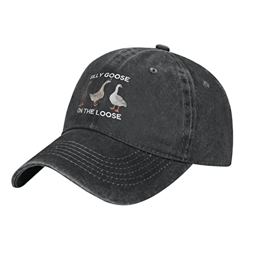Image of Funny Silly Goose Hat Silly Goosee On The Loose Hat for Women Dad Hats Funny Hats