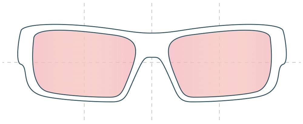 Sunglass Fix Replacement Sunglass Lenses Compatible for Caribbean Sun CS055P 61mm (Non-Polarized Diamond Rose Gold Flash Pair-SFx Diamond)