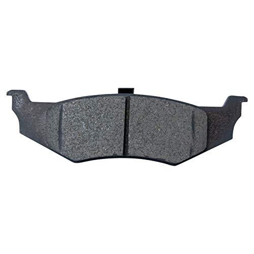 Image of TRQ Rear Brake Pad and Rotor Set Ceramic Compatible with 2001-2005 Dodge Stratus