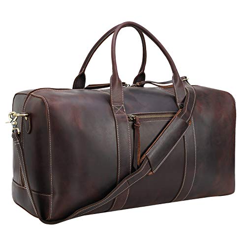 leather duffle weekender bag