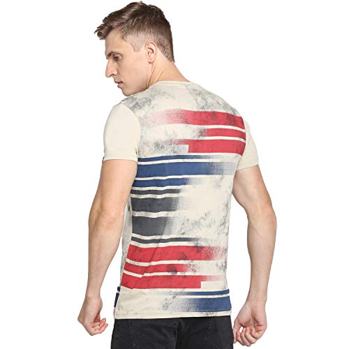 Image of Pepe Mens Round Neck Printed T-Shirt