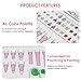 Nail Practice Training Mat, BORNBYME Silicone Trainer Sheet 8 Nail Shape Practice for Application & Pattern Practice