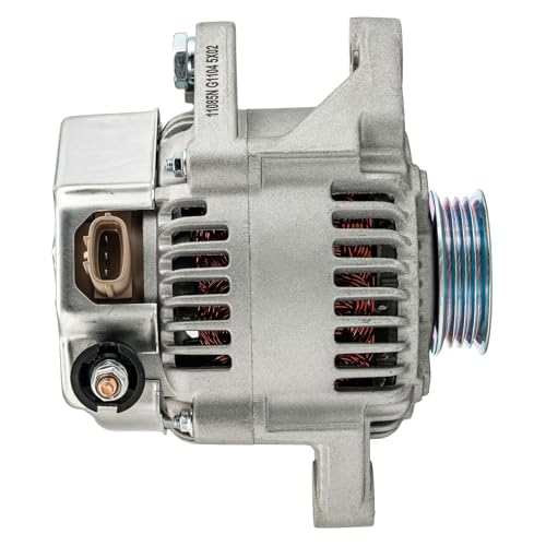 Image of KAX New Alternator Fit for Toyota Scion: 2004-2006 Scion xB, Echo 80Amp 2706021031 2706021030 270602103084 270602103184 11085N 1022111950 1022119070 9662219195 2100527 AL3324X | Replacement OE 1022111950, 1022119070, 2706021031, 2706021030, AL3324X, 270602103084, 270602103184, 2100527, 11085N
