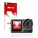 upscreen Scratch Shield Screen Protector compatible with DJI Osmo Action 3 (Lens) - HD-Clear, Anti-Fingerprint