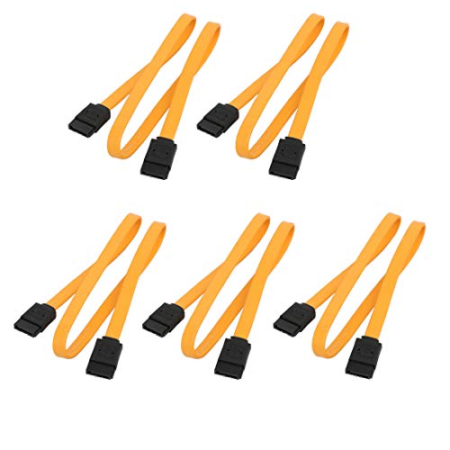 Cable Extensor SATA 7 Pines Hembra a Hembra 50cm Amarillo