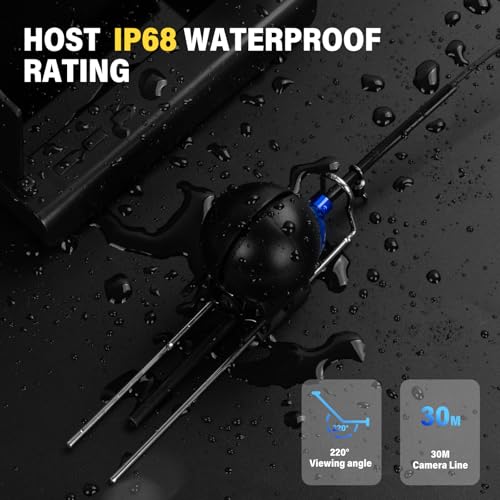 image for LATROVALE Underwater Fishing Camera, Fish Finder, Infrared Night Visio