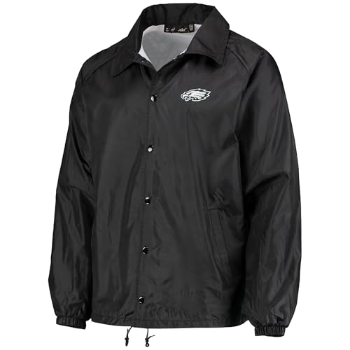 Image of Men's Royal Buffalo Bills Coaches Classic Raglan Full-Snap Windbreaker Jacket