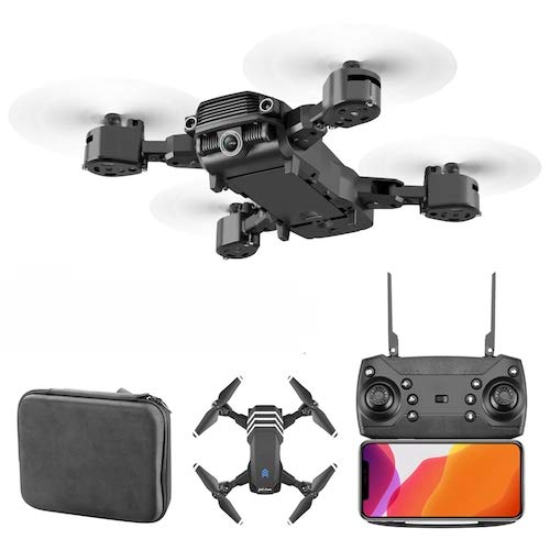 HaiMa Ls11 2.4Ghz Foldable Wi-Fi Fpv Rc Quadcopter Drone Con Modalità Di Attesa Della Fotocamera 4K Hd - 4K Con Borsa