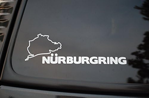 Nurburgring Race Track Sticker Vinyl Decal Choose Color!! Germany Motorsports JDM (V99) (White)