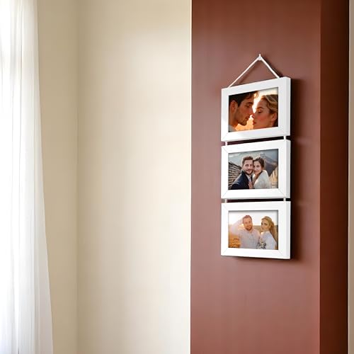 Image of Art Street Hanging photo frame pearl drop- set of 3
