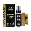 PRO Quick Shoe Cleaning Kit | Shoe Shampoo & Medium Bristle Shoe Brush | Shoe Cleaner Kit, Sneaker Cleaner For Sports Shoe Cleaner Foam Spray gallery image