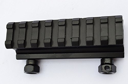 Acid Tactical® 1" Inch See-Through Riser High Top Rail Scope Mount - Short Length Hi-Profile #TOP2