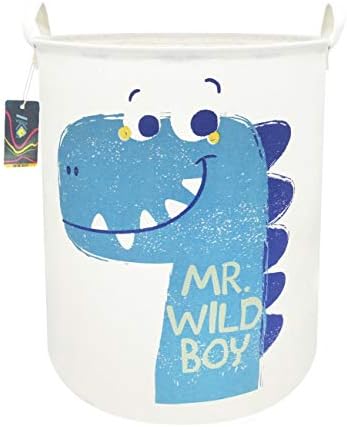 Sports Balls Collapsible Laundry Hamper - 36L Kids Toy Storage Basket With Rugby Design For Playroom