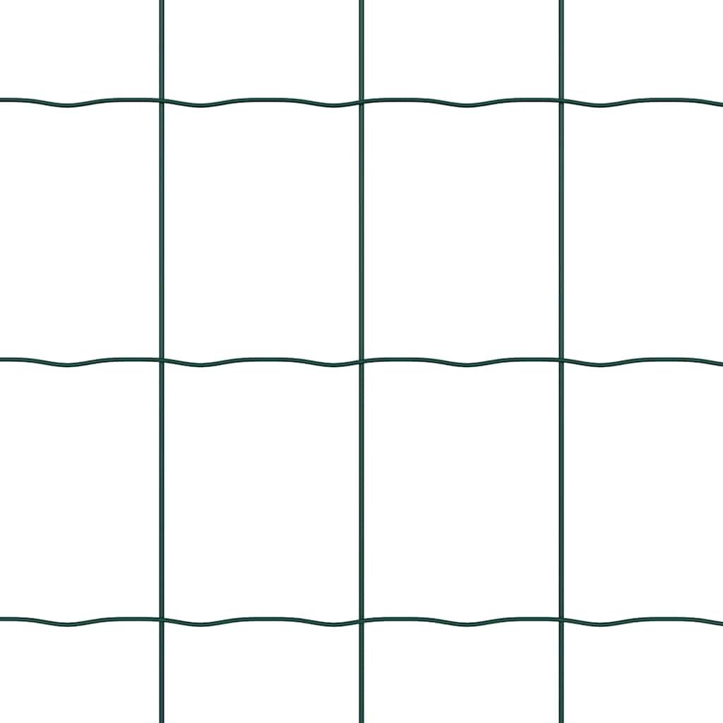 Recinzione da giardino in ferro rivestito in PVC, 500 x 40 cm, resistente, design moderno, per terrazze, balconi e stagni