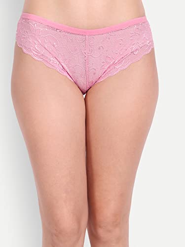 Image of FIMS - Fashion is my style Women Cotton Floral Lace Padded, Non-Wired, Full Coverage, Seamless Bra Panty Set, Multicolor, Lingerie Set