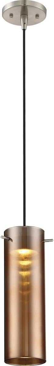 Nuvo 62/955 One Light Mini Pendant, Pwt, Nckl, B/S, Slvr