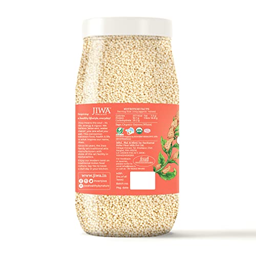 Image of JIWA healthy by nature Organic Quinoa, 1.4 Kg (Certified Organic & Gluten Free) & Organic Ragi Flour, 1 Kg
