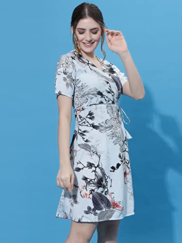 Image of OOMPH! Women's Crepe A-Line Mini Dress Pack of 1
