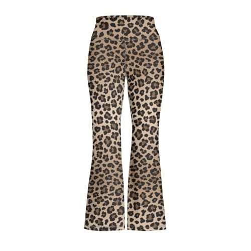 Kids Flare Pants Youth Yoga Dance High Waist Girls Bootcut Sweatpants