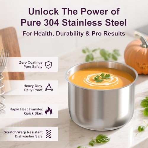 Fullwill Dual-Pot Electric Pressure Cooker 6+5QT(2026 Upgraded), 12-in-1 Multi-Cooker for Pressure Cooking, Soup, Yogurt, Stew, Rice - Image 5