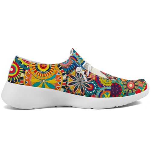 Mandala Shoes Women Men Loafers Slip-on Sneakers Funny Animal Gifts for Her Him4