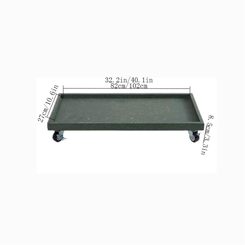 Versatile Grande sottovaso Mobile con Ruote(Beige,Piccolo)