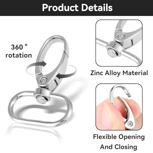 20PCS Lobster Claw Clasps Keychain - Image 4